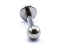Steriele inwendige labret met 3 mm kogel en 4 mm schijf | Itc