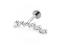 Labret Titane Intern Stérile motief Domino | Itc