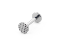Labret Titane Draad Stérile motief Rond Martelé | Itc
