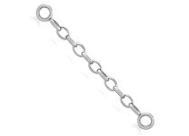 Stalen ovale ketting accessoire | Itc