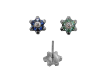 Draadloos Titanium 0,5X4 bloemmotief accessoire