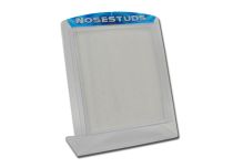 Acryl display 12 x 15,5 CM voor 70 neusknopen