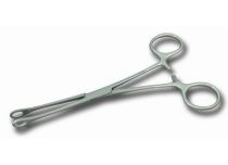 Roestvrijstalen klem klein rond 4,5 x 8mm lengte 15,5 cm