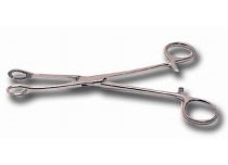Roestvrijstalen klem, rond, 7,5 x 12,5 mm, 18 cm lang