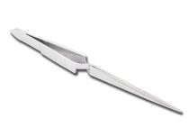 Roestvrijstalen pincet, gekruist, puntig, 16 cm lang