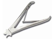 Roestvrijstalen borgveertang 22 cm lang, speciaal voor grote diameters