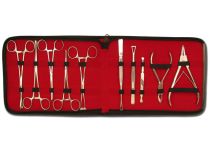 Set van 10 roestvrijstalen piercing tangen