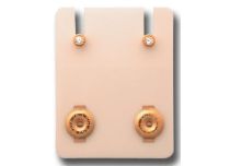 Mini medicale vergulde Euro kristal wit blisterverpakking 12 steriele paren