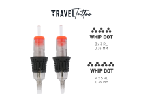 Dot / Whipdot tattoo patroon - Ø 0.35 mm - Long Taper | Reistattoo