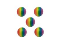 Set van 5 Acryl Regenboog Ballen |Itc