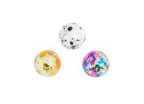 Set van 5 witte acrylvlekkenbollen | Itc