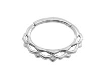 Stalen scharnierring Losange voor darm of septum| Itc