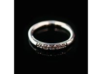 Stalen scharnier 5 Strass Wit | Itc
