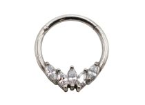 Stalen scharnier 5 Strass luifels Wit | Itc