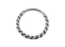 Stalen scharnierring gedraaid