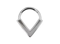 Titanium ring scharnier diamant patroon| Itc