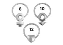 Stalen ring 1,2 x 10 mm, Diverse uitvoeringen | Itc