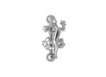 Barbell Stalen Boogpatroon Hagedisbal 3mm | Itc