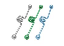 Industriële Stalen Bal Barbell 5 mm Gekleurd Veerpatroon | Itc