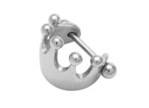 Barbell Acier Accessoire Spécial Cartillage motief Couronne | Itc