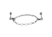 Dubbele staaf en kogelketting 4 mm | Itc