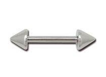Stalen weerhaak met dubbele punt 3 mm | Itc