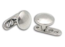 Titanium oppervlaktepiercing met stalen schijf | Itc