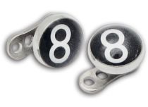 Doorborende Oppervlak Titanium stalen schijf 5 mm patroon Biljart Bal | Itc