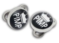 Piercing Oppervlakte Titanium Stalen Schijf 5 mm motief Pimp | Itc