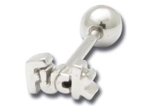 Barbell Staal "Fuck" patroon 9 mm | Itc