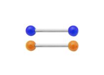 Barbell Staal Acryl Ballen 5 mm Neon Gekleurd |Itc