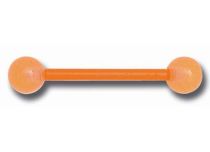 Barbell Flexibele Acryl Ballen Fosforescent Roze | Itc