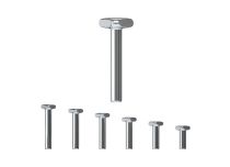 Labret titanium flexternal 1,2mm schijf driehoek 4mm