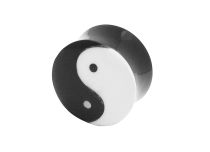 Zwarte Hoornstekker Yin-Yang patroon | Itc