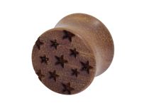 Plug Teak Dubbele Schouder Sterren | Itc