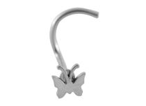 Vlinder Stalen Stud met Antenne | Itc