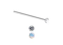 Rechte stalen neusbout 0,8 mm tot kogel 2,3 mm - Cristal Coloré | Itc