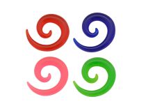 Gekleurde Acryl Spiraal Expander | Itc