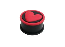 Rood Hart Siliconen Stop Itc