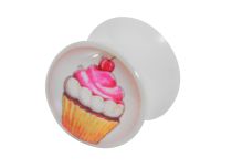 Plug acryl gevormde Cup Cake patroon | Itc