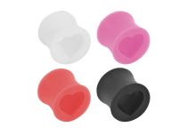 Gekleurde Silicone Tunnel Hart | Itc