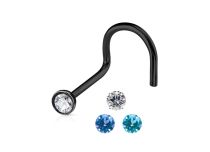 BioFlex Neusknoop 0,8 mm Gekleurd Kristal | Itc