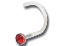 BioFlex 1 mm Titanium neusknoop Gekleurd Kristal | Itc