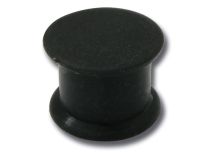 Siliconen plug zwart