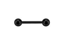Zwarte titanium weerhaak 1,2 mm