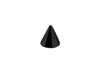 Titanium punt zwart 3 mm | Itc