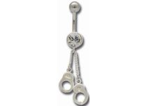 Bananenstaal Cistaal Gekleurde Handboei Hanger | Itc