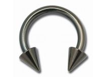 Hoefijzer met Spikes 3 mm Staal Zwart |Itc