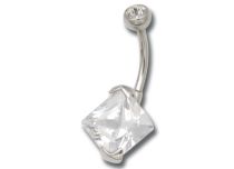 Banaanstaal Kristallen Set Wit Gekrast Vierkant 10 mm | Itc