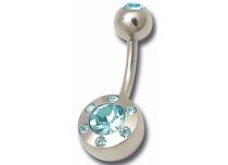 Banaanstaal Multi Kristal Turkoois Bal 5 / 8 mm | Itc